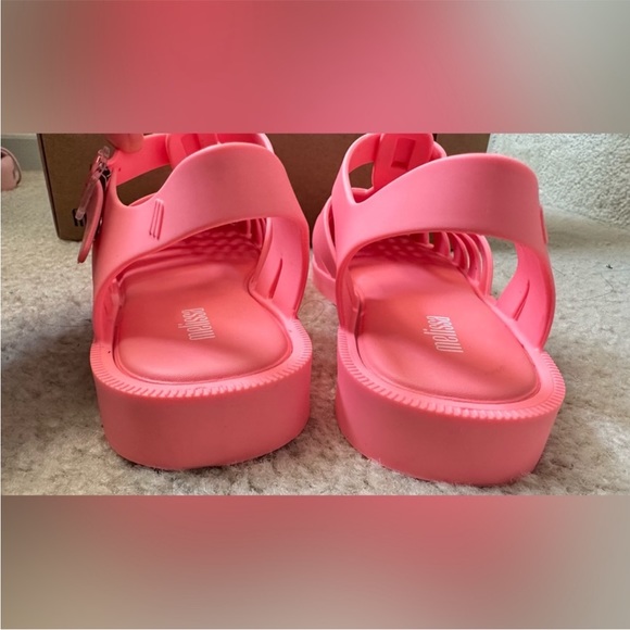 Melissa Possession Summer Jelly Sandals Coral Pink - Picture 7 of 10